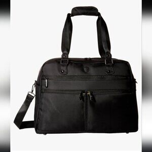 HEYS | HiLite RFID Multi-Zip Boarding Duffel Black Nylon